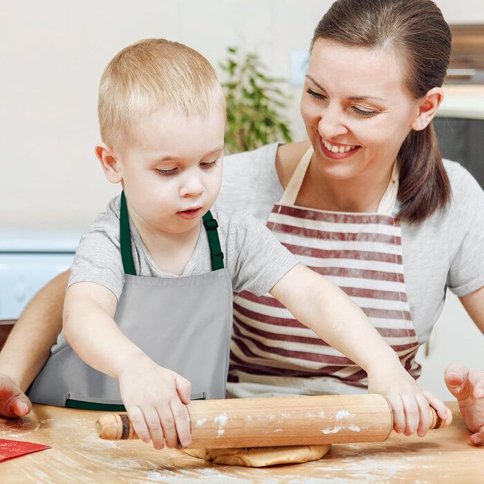 Фартух кухонний для дітей 46 х 60 см зелений Viedouce