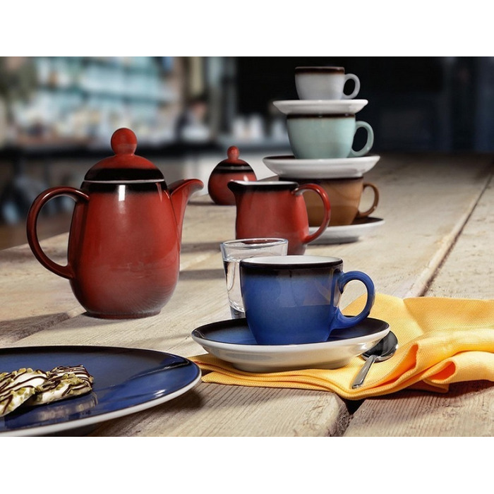 Блюдце до чашки для еспресо 12 см Ziegelrot Coup Fine Dining Seltmann Weiden