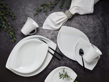 Набір посуду на 6 персон, 30 предметів, білий Acacia White Creatable