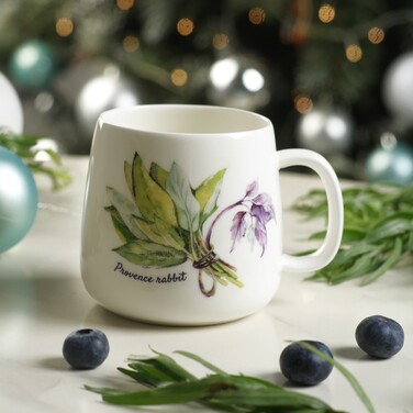 Кружка Fissman PROVENCE RABBIT 400 мл порцеляна (13956)