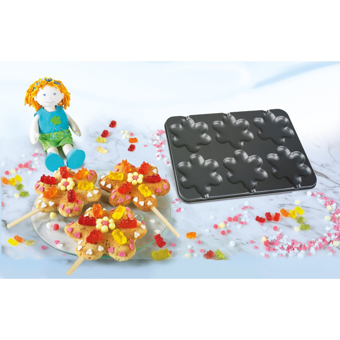 Форма для випічки печива - льодяників Квіточка 34 х 24 см Kids Dr. Oetker