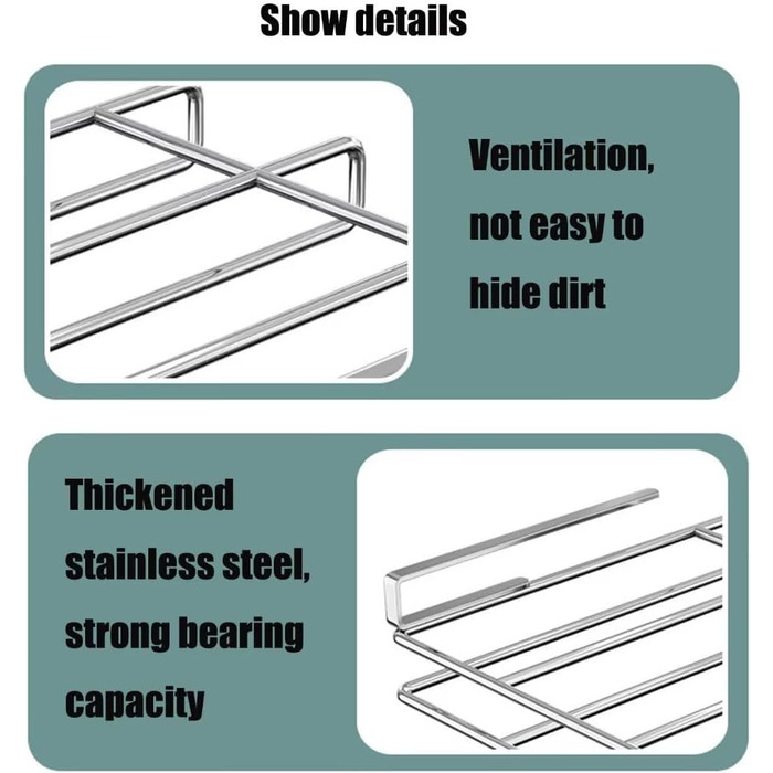 Настінний органайзер для кухонного приладдя 26,8 см BohrenCL
