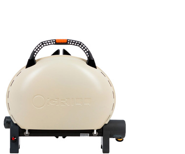 КОМПЛЕКТ Портативний переносний газовий гриль O-GRILL 500, кремовий + шланг в подарунок! Код: 013368