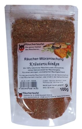 Спеції для холодного копчення трав'яної шинки 100 г Räucherteufel