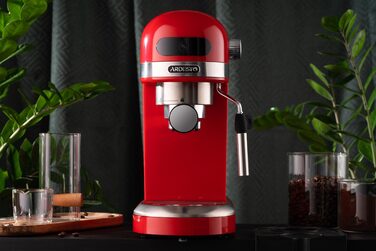 ARDESTO Кавоварка YCM-E1501 - еспресо ріжкова/1.4 л/італ. помпа 20 бар/сенсор. панель/PID контроль/1350 Вт/червона