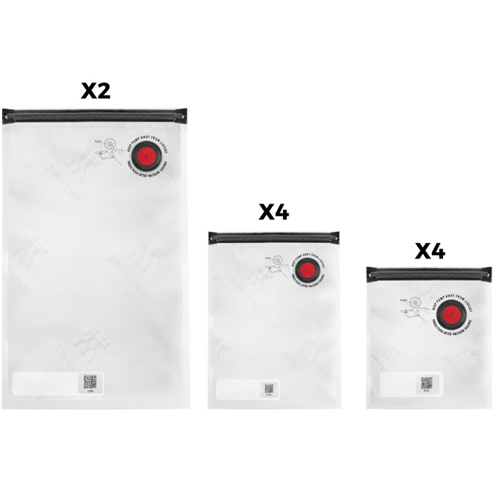 Набір вакуумних пакетів 10 предметів, S/M/L Fresh & Save Zwilling