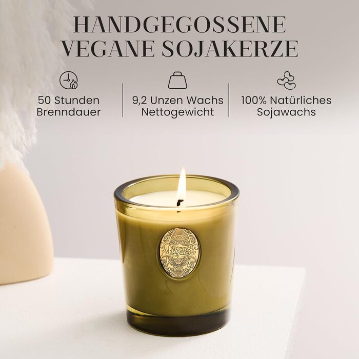 Ароматизована свічка 260 г, час горіння 55 годин M&SENSE