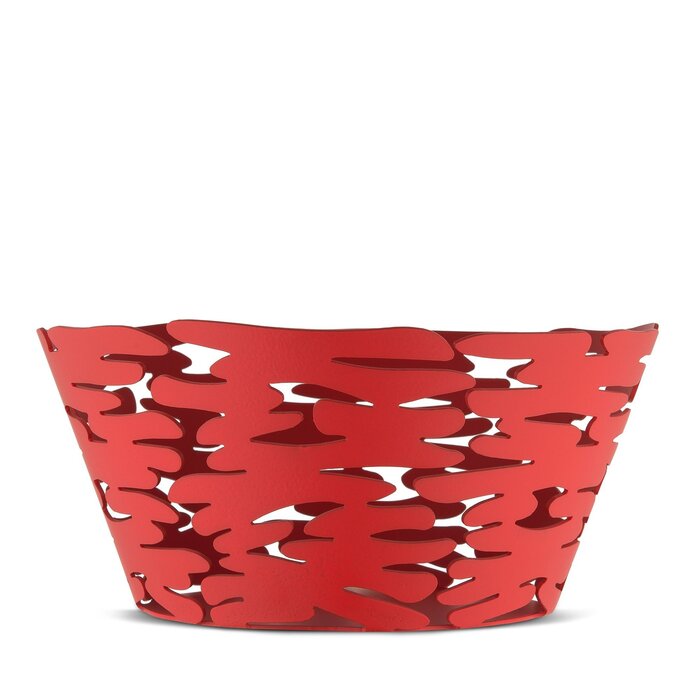 Чаша для фруктов 21х10 см красная Barket Alessi