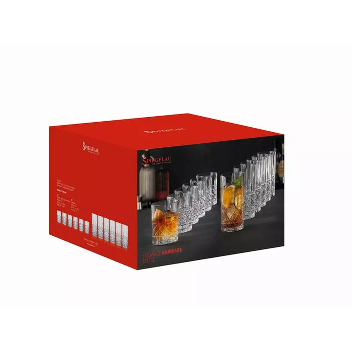 Набір з 12 склянок Elegance Spiegelau
