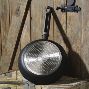 Сковоріда для жарки Fissman VELA ROCK 20x4 см алюміній з антипригарним покриттям (14240)