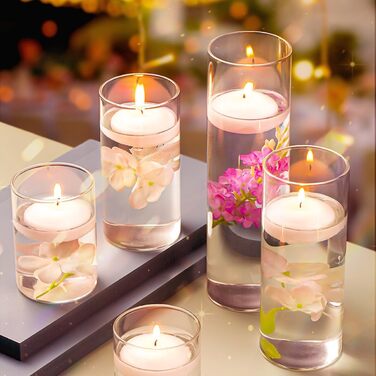 Плаваючі свічки 38 шт. білі MplehDa