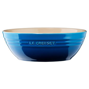 Салатник овальний 23 см, синій Le Creuset