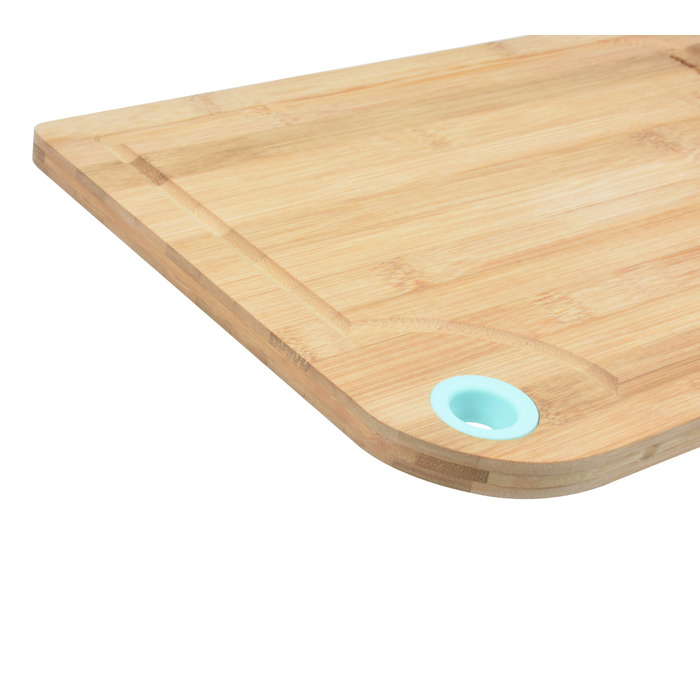 Обробна дошка для мяса, овочів і фруктів Fissman 39x28x1,5 см (8773)