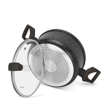 Кастрюля со стеклянной крышкой 20 см 2,87 л Carrie Fissman