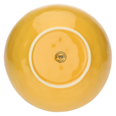 Тарілка супова Rose&Tulpani Milano CONCERTO OCRA, керамограніт, охра, діам. 21 см