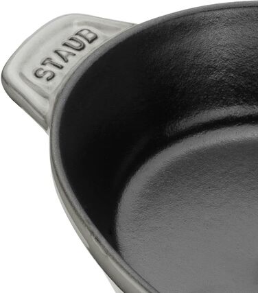 Сковорода-жаровня 23 х 17 см з кришкою овальна Graphite Grey Staub