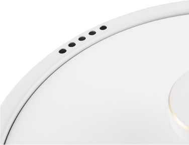 CATLER Електрочайник 0.6л, Strix, заварник, нерж. сталь, підтримка температури, сенс. керув., білий