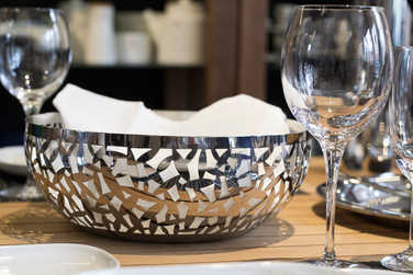 Блюдо для фруктів Ø 29 см металік Cactus Alessi