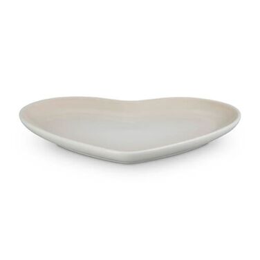 Тарілка у формі серця 23 см, бежева Heart Le Creuset