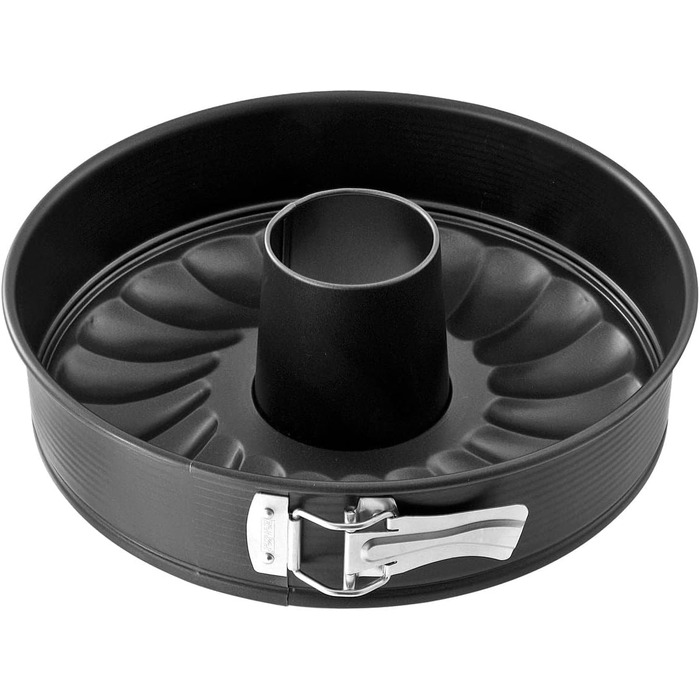 Пружинна форма Zenker плоска та трубчасте дно Ø 28 см форма для випічки з 2 днами, професійний набір форм для тортів, з високоякісним антипригарним покриттям, легко розформовується для соковитих тортів і пирогів, кількість