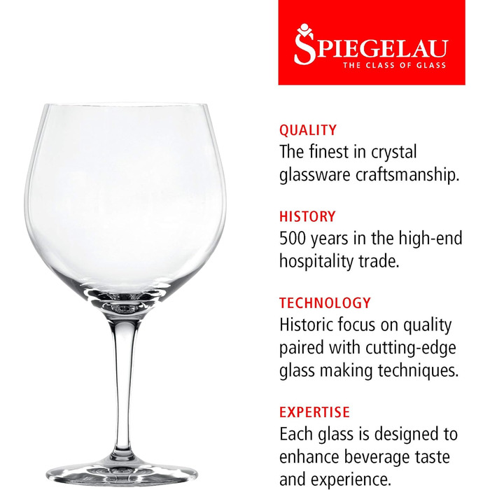Набор бокалов для джин-тоника 360 мл, 4 предмета, Special Glasses Spiegelau
