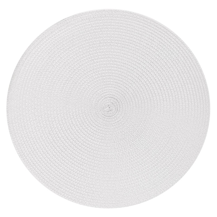 Килимок сервірувальний Ardesto 38см, поліпропілен, кругла, сірий