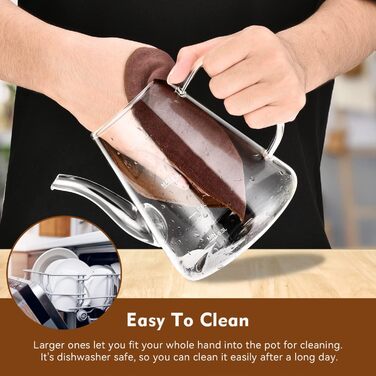 Чайник заварювальний скляний 1,2 л з фільтром для чаю zpose