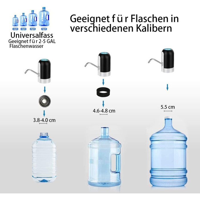 Диспенсер для води 4 Вт чорно-білий KAVAVO