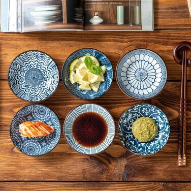 Набір з 6 керамічних мисок для соусів Besmeety