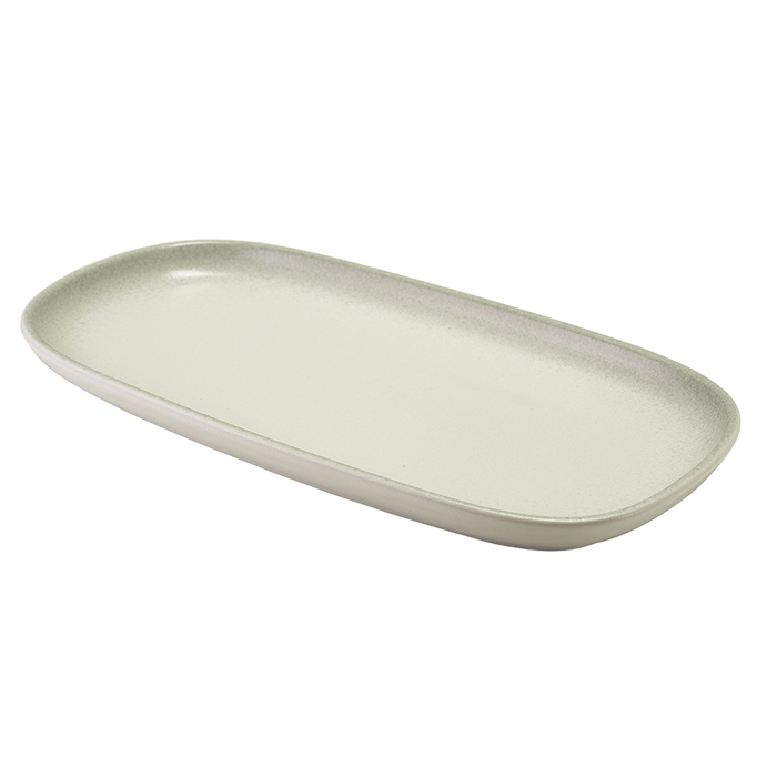 Страва прямокутна 35*18 см, сіра, Sereno Cirrus, GenWare