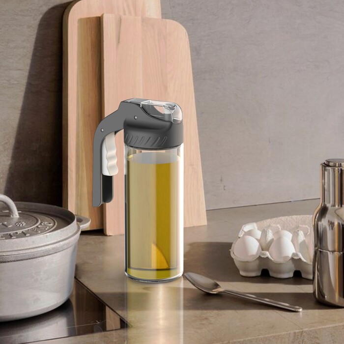 Пляшка для олії 400 мл скло Fissman