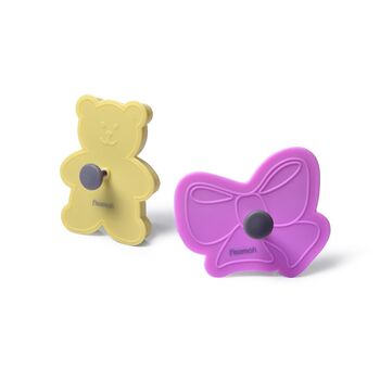 Набір форм для печива і випічки Fissman 2 формочки з поршнем Бант і Ведмедик (8559)
