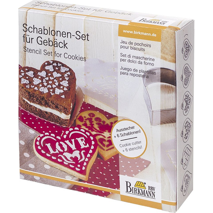 Набір для випічки печива, 7 предметів, RBV Birkmann