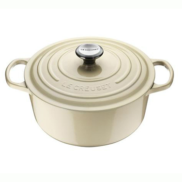 Каструля / жаровня з кришкою 20 см, перловий Le Creuset