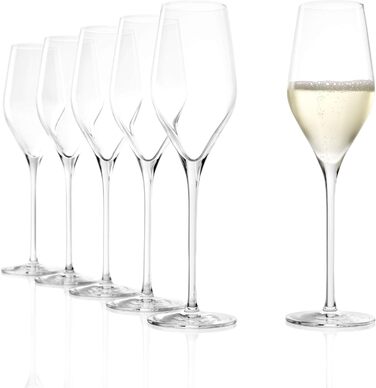 Келихи для шампанського 265 мл, набір 6 предметів, Exquisite Royal Stölzle Lausitz