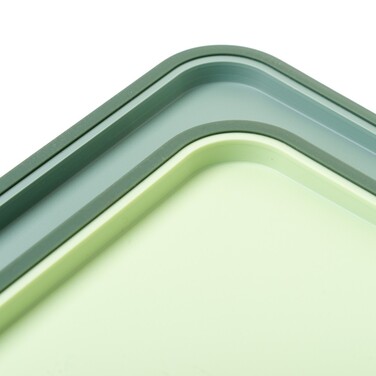 Набір з 2-х обробних дощок 38 х 28 см на підставці Fissman