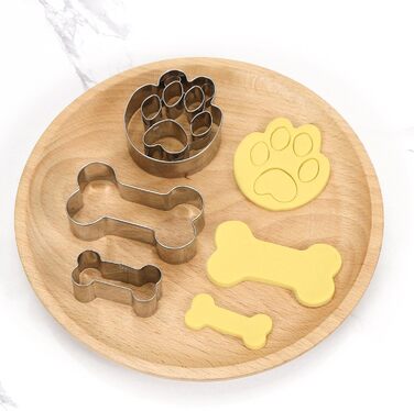 Різдвяні формочки для печива, набір формочок для печива гном Санта Клаус, формочка для печива з нержавіючої сталі у формі лося, формочка для печива з 4 головами лося, подарункові формочки для печива для випікання помадних тортів (барвиста тема A3)