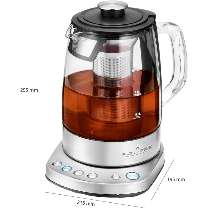 Електрочайник 1,5 л з керуванням по Wi-Fi 1167 G ProfiCook