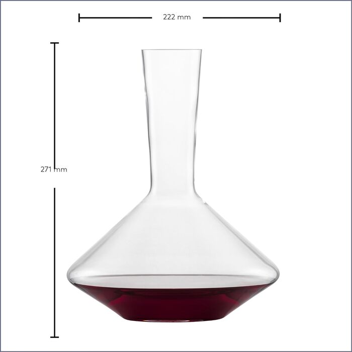 Келих для білого вина Zwiesel Glas Sauvignon Blanc Pure (набір з 2 шт. ), витончені келихи для білого вина, келихи з тритану, які можна мити в посудомийній машині, виготовлені в Німеччині (арт. No 122314) (графин для червоного вина)