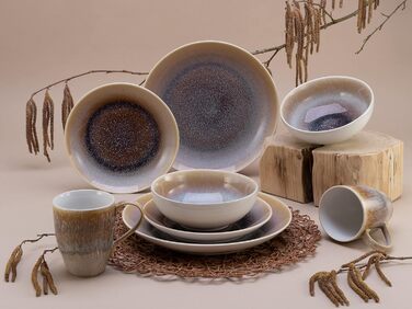 Серія Набір посуду Caldera, комбінований сервіз 8 предметів (пісок), 25863