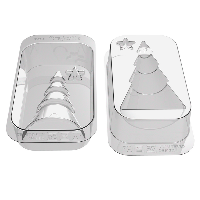 KIT WINTER TREE Набір форм для шоколадних фігурок (2 шт)  'Ялинка' Ø108 h 210 мм