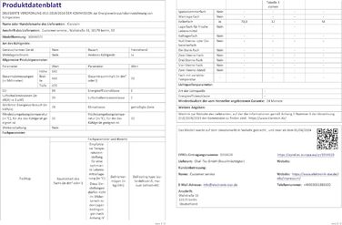 Міні-холодильник зі скляними дверцятами 70 л червоний Klarstein