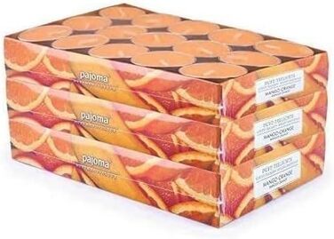 Ароматичних чайних свічок 3x30 шт. ароматичні свічки багато ароматів на вибір висота 1,5 см, Ø 3,5 см (манго-апельсин, 3 x 30 шт. у упаковці), 90