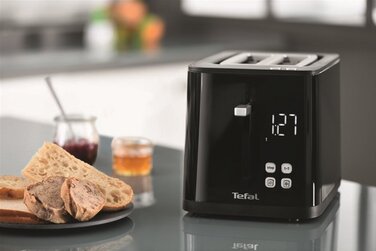 Tefal Тостер Digital, 850Вт, пластик, LED дисплей, чорний