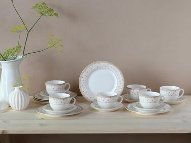 Набір посуду з 18 предметів виготовлений з порцеляни Emilia Creatable