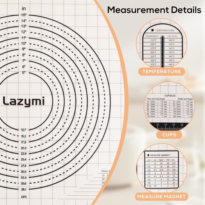 Силіконовий килимок для випічки 71 х 51 см Lazymi