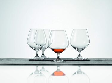 Набор кружек из 4 предметов, Snifter Premium с вытянутой ножкой, 4460177 (коньяк)