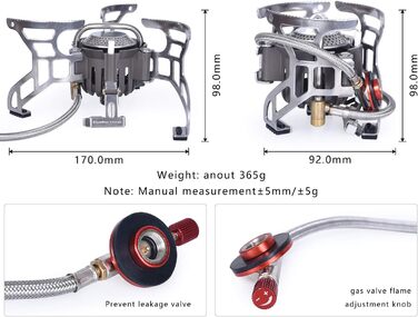 Портативна легка газова плита Boundless Voyage
