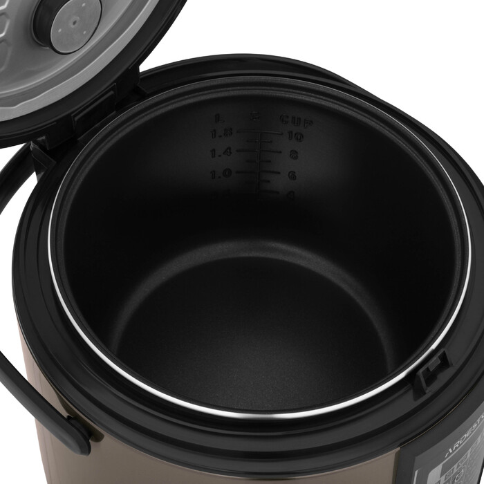 ARDESTO Мультиварка, 860Вт, чаша-5л, електронне керув., метал/пластик, бронзовий