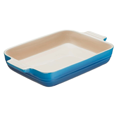 Блюдо прямокутне 26 см, синій Le Creuset
